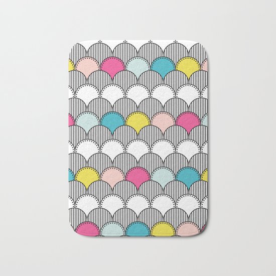 Mermaid Scales Bath Mat