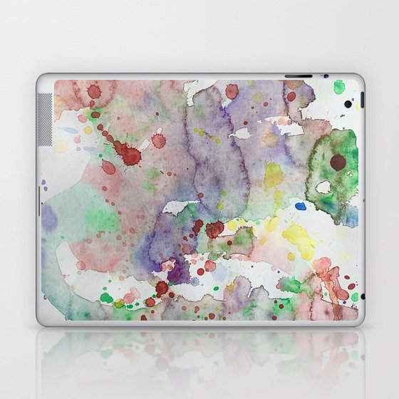 Abstract bright splashes Laptop & iPad Skin