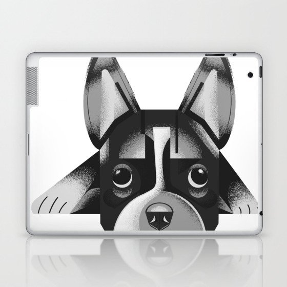 cute animal-black dog-1,puppies,gift Laptop & iPad Skin