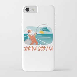 Nova Scotia Fishing iPhone Case