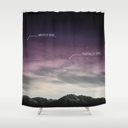 PARTIALLY STARS Shower Curtain