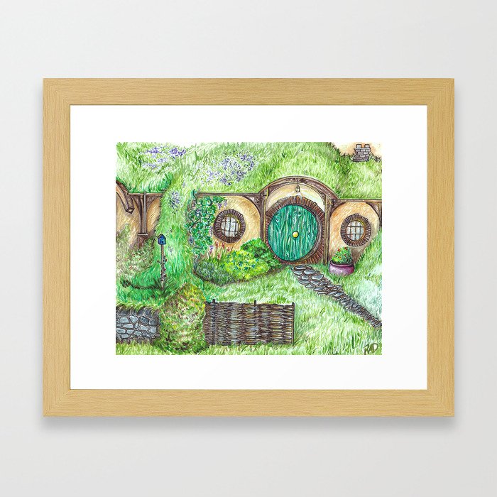 Cozy Hole In the Ground Framed Art Print