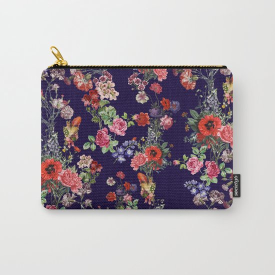 Botanical Pattern Carry-All Pouch