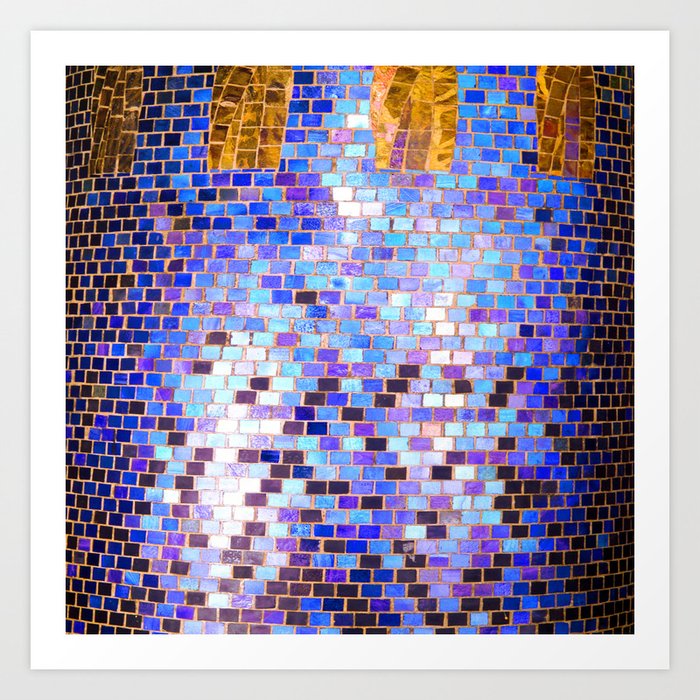 Louis Comfort Tiffany Column Art Print By Jjbzz Society6