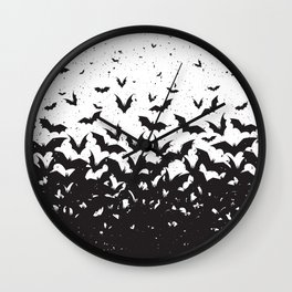 Bat Skies  Wall Clock