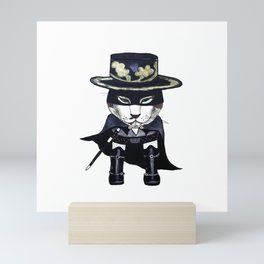 Yeti the cat Mini Art Print