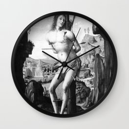 Antonio Pirri - Saint Sebastian Wall Clock