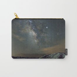 Watercolor Nightscape Milky Way Ute Trail 03, Rocky Mountain National Park, CO Carry-All Pouch | Milky, Painting, Way, Rocky, Carlson, Stars, Mountain, Park, Colorado, Galaxy 