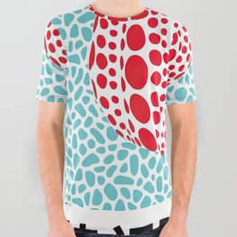 Red Dot Pumpkin All Over Graphic Tee