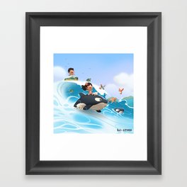 Summer Love Framed Art Print