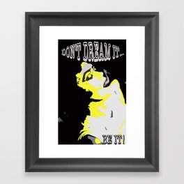 Rocky Horror- Frank N Furter Framed Art Print