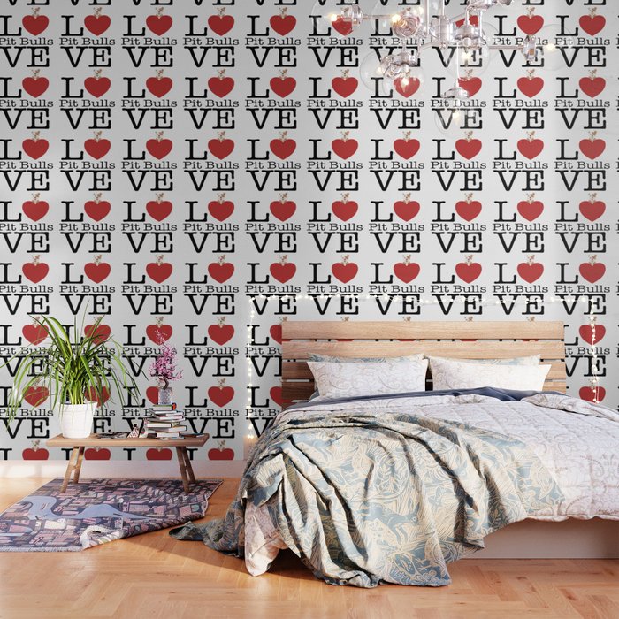Love Cute Pit Bulls Wallpaper By Dogboo Society6