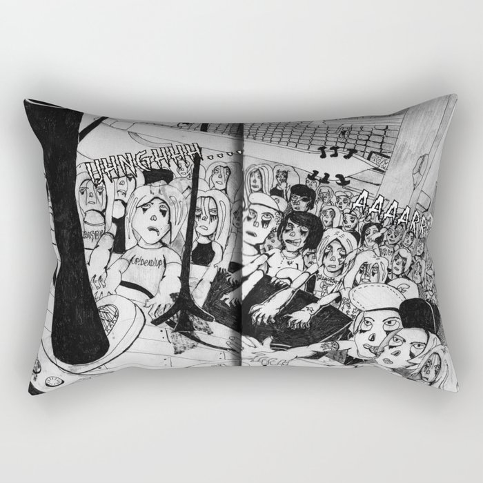 Zombie Gig Rectangular Pillow
