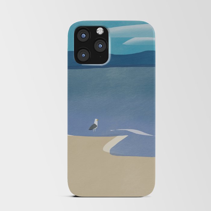 Seagull feeling calm sea iPhone Card Case