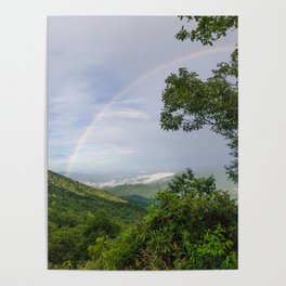 mountain rainbow Poster