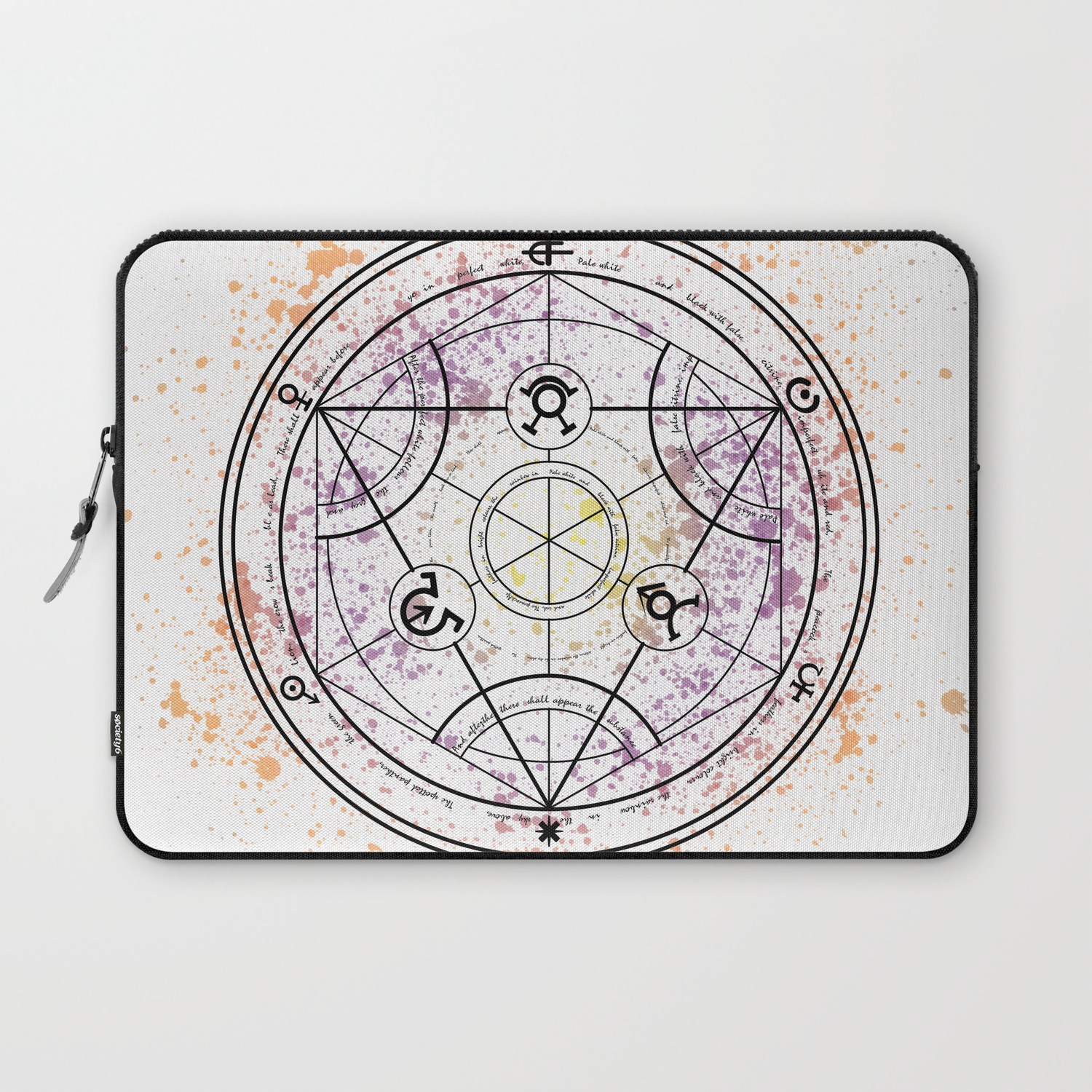 Get Wallpaper Transmutation Circle Fullmetal Alchemist Laptop Sleeve By Free