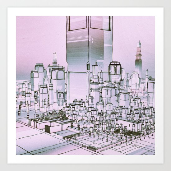 ELEVATION B.1 (everyday 11.13.16) Art Print