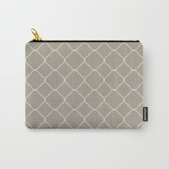 Moroccan Alabaster Blue Gray Carry-All Pouch