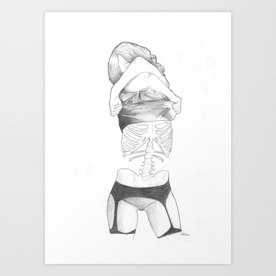 Under your skin Art Print