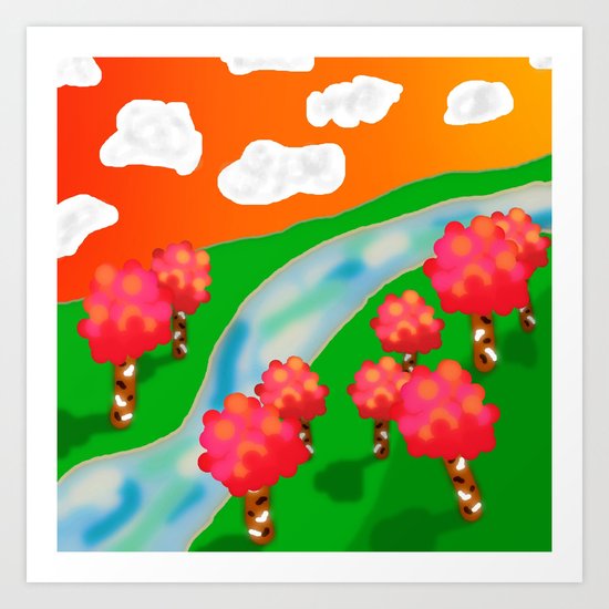Wonder Land Art Print