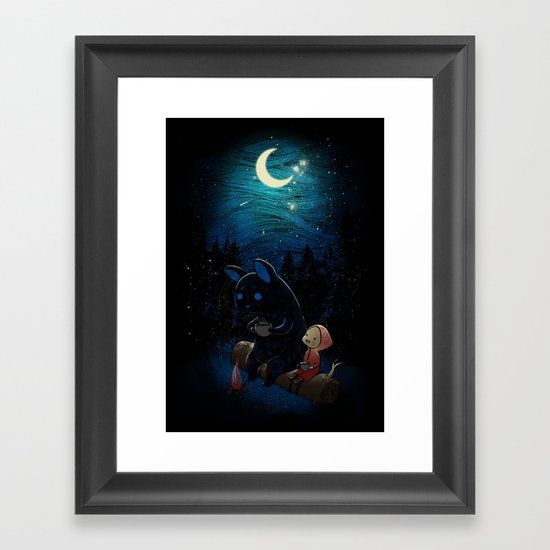 Camping 2 Framed Art Print
