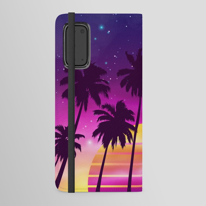 Incredibly Vibrant Sunset Android Wallet Case