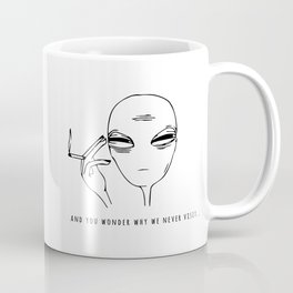Alien smoking Coffee Mug