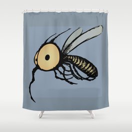 Paquito Mosquito Shower Curtain