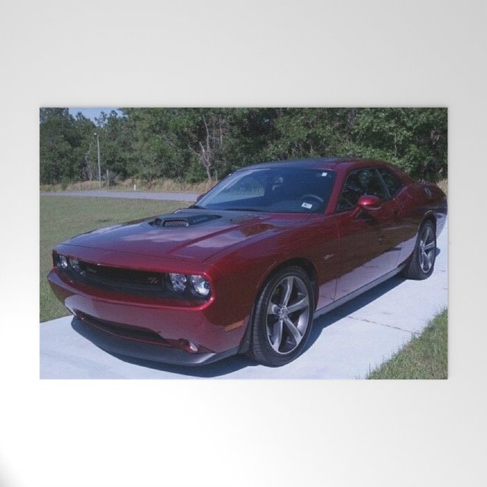 100th Anniversary Challenger with rare shaker hood Welcome Mat by