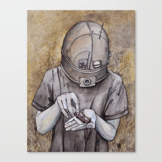 It starts early Canvas Print