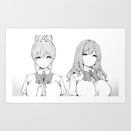 Anime Girls Art Prints For Any Decor Style Society6,Sketch Drawings Of Womens Body Shapes