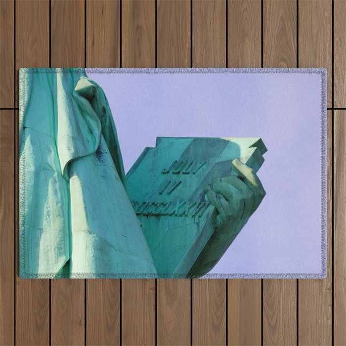Lady Liberty's Tablet Outdoor Rug