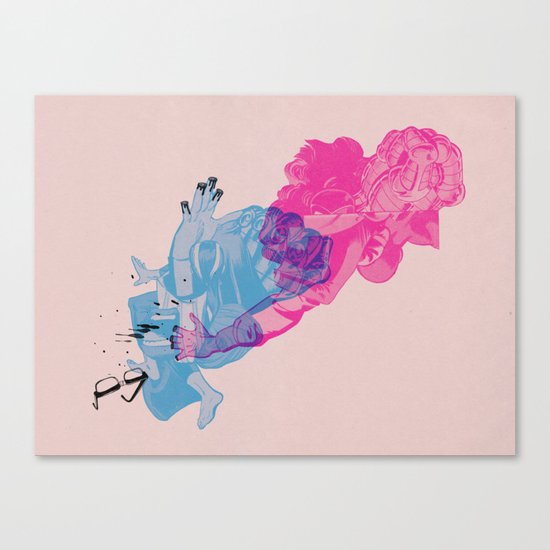 Nerd /// Fight Canvas Print