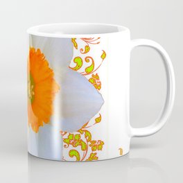SPRING DAFFODIL SCROLLS ART GARDEN PATTERN Coffee Mug