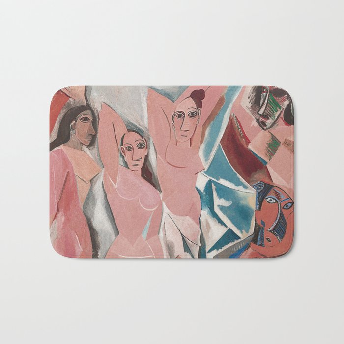 Les demoiselles d'Avignon - Pablo Picasso - Art Poster Bath Mat