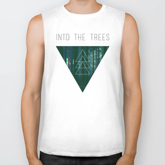 Into The Trees Biker Tank