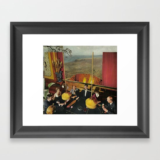 The View Framed Art Print