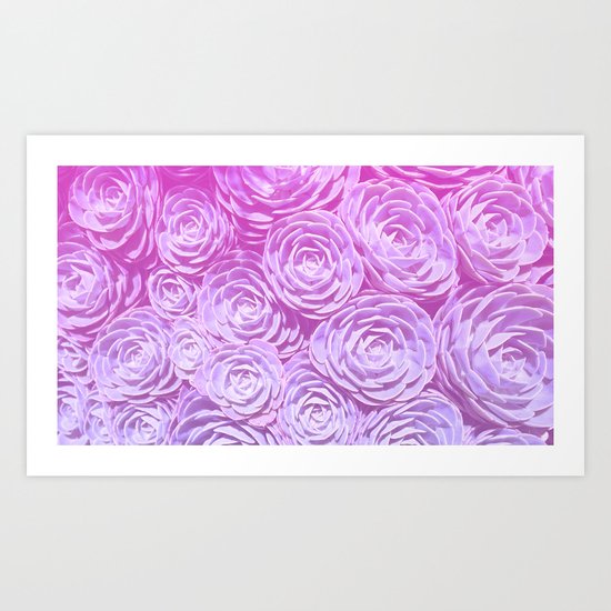 Succulent Love Art Print