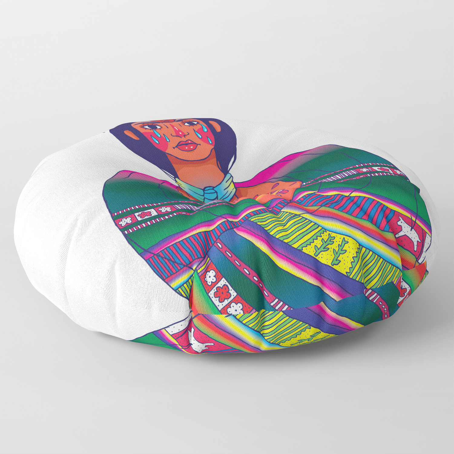 La Cholita Para Siempre By Soledad Floor Pillow