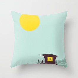 Locals Only - San Diego Throw Pillow