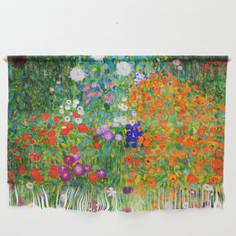 Gustav Klimt “ Farmer's Garden ” Wall Hanging
