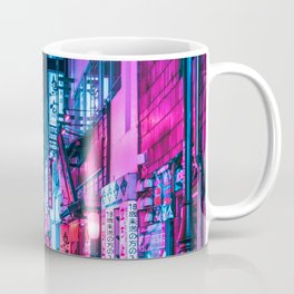 Rushing Into Tokyo's Neon Coffee Mug