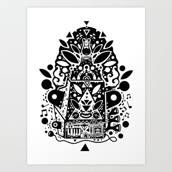 kozmik machine Art Print