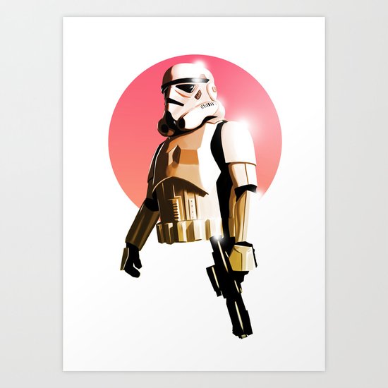 Stormtrooper Art Print