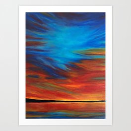 Sunrise Painting Art Print