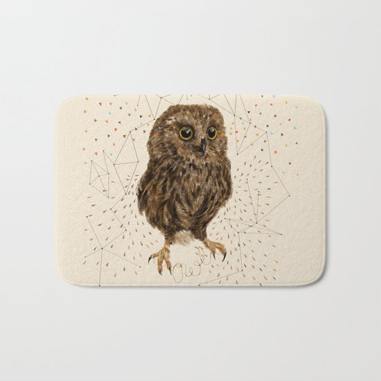 Mr.Owl IV Bath Mat