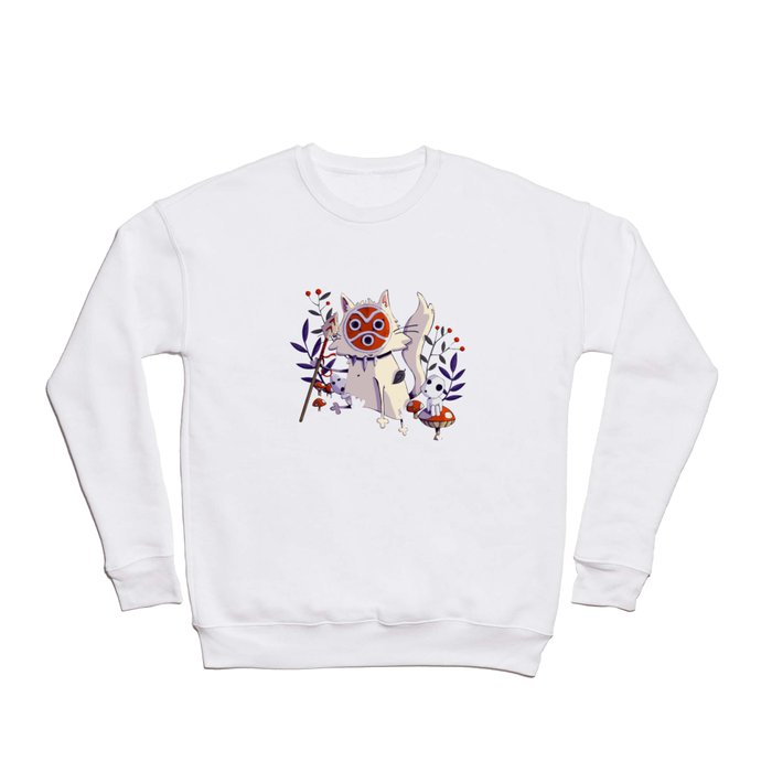 Cat Princess Mononoke Crewneck Sweatshirt