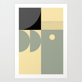 Contemporary 59 - Gray  Art Print