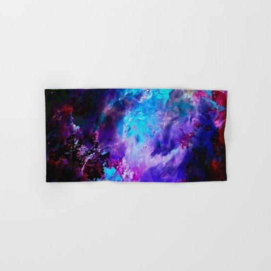 Space Flowers Hand & Bath Towel