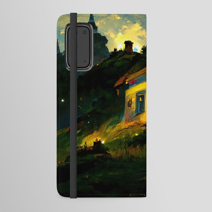 A fairy landscape, a magical night Android Wallet Case